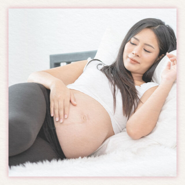 孕婦左側睡